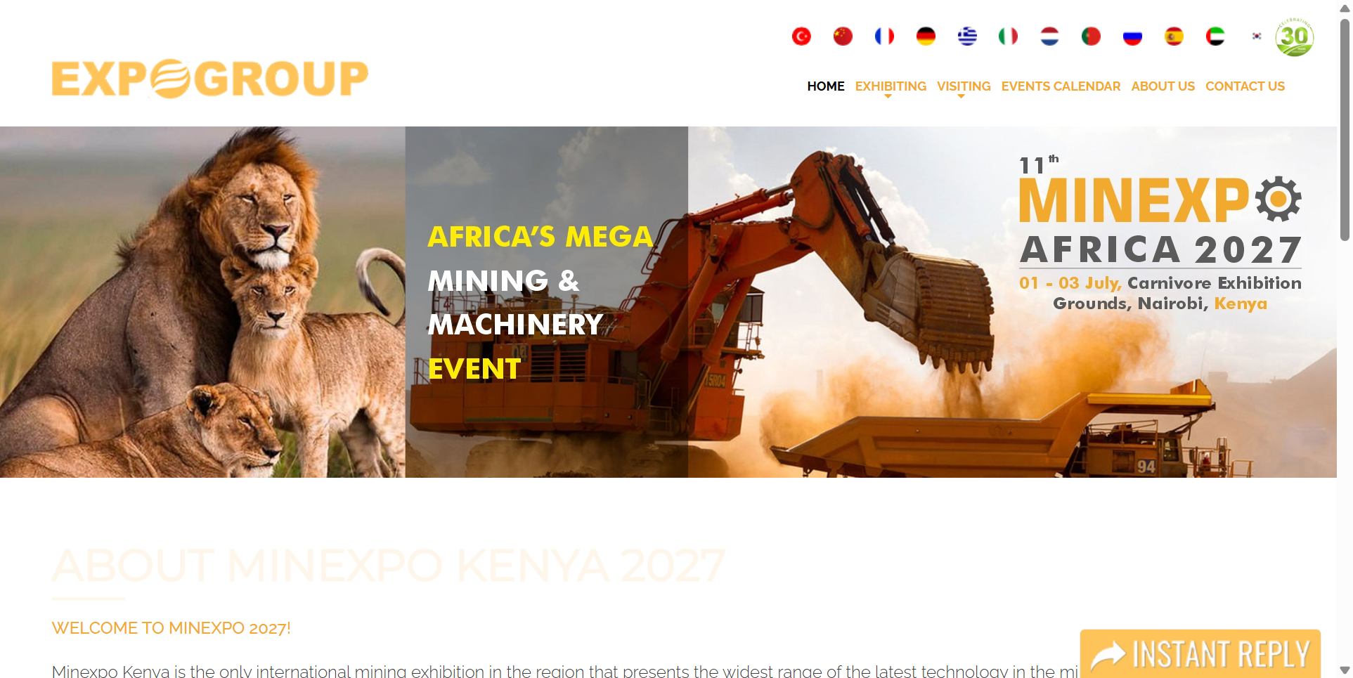 肯尼亚国际矿业展MINEXPO Kenya 2027:东非最大矿业B2B专业展,一馆四展掘金“非洲最大贸易市场”