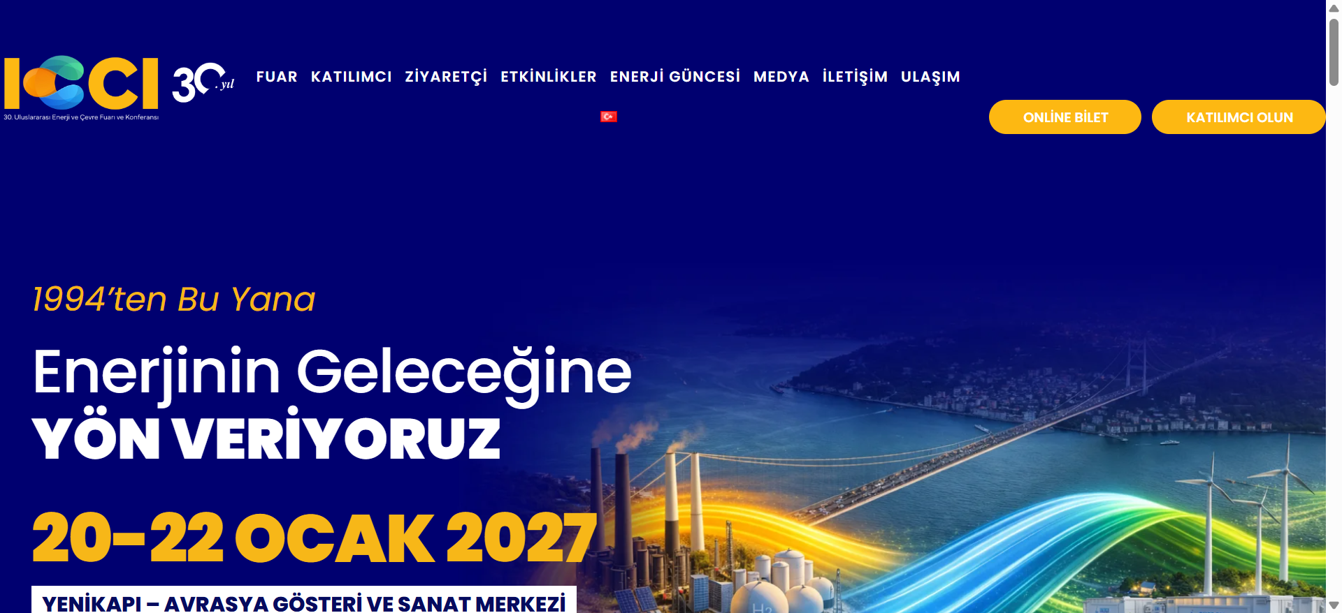 Electricity Eurasia 2027定档伊斯坦布尔:土耳其62%可再生装机与280亿美元电网改造的切口