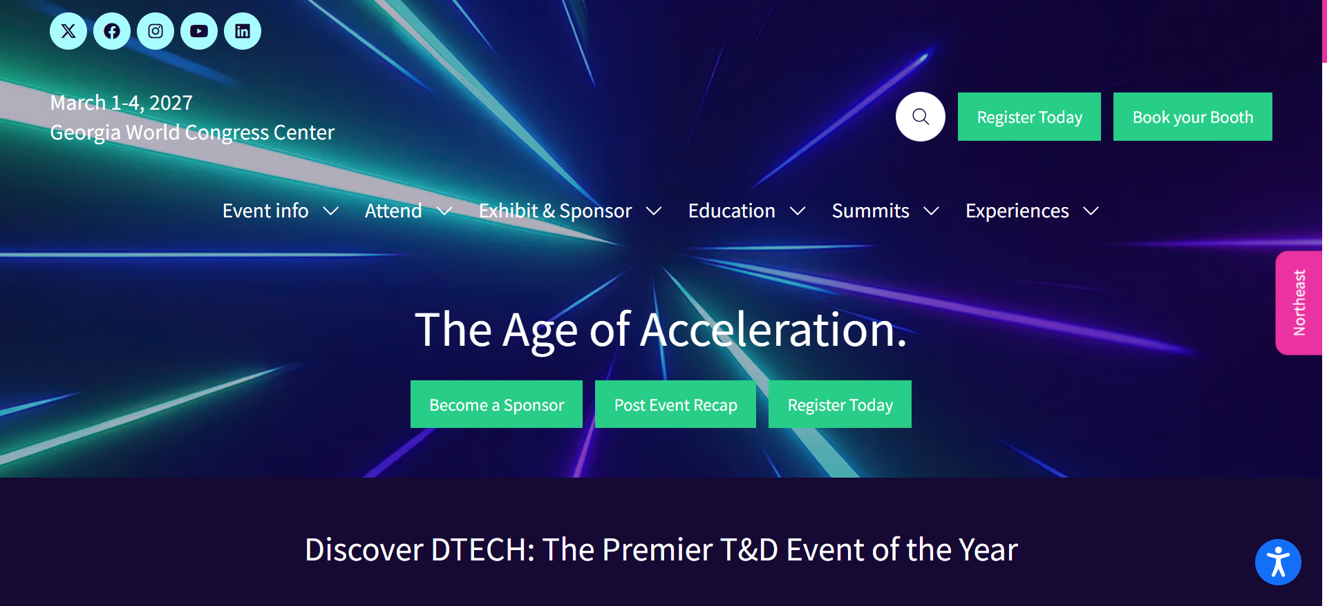 美国DTECH 2027:3月1日亚特兰大开幕,官网口径18000名专业观众700家展商