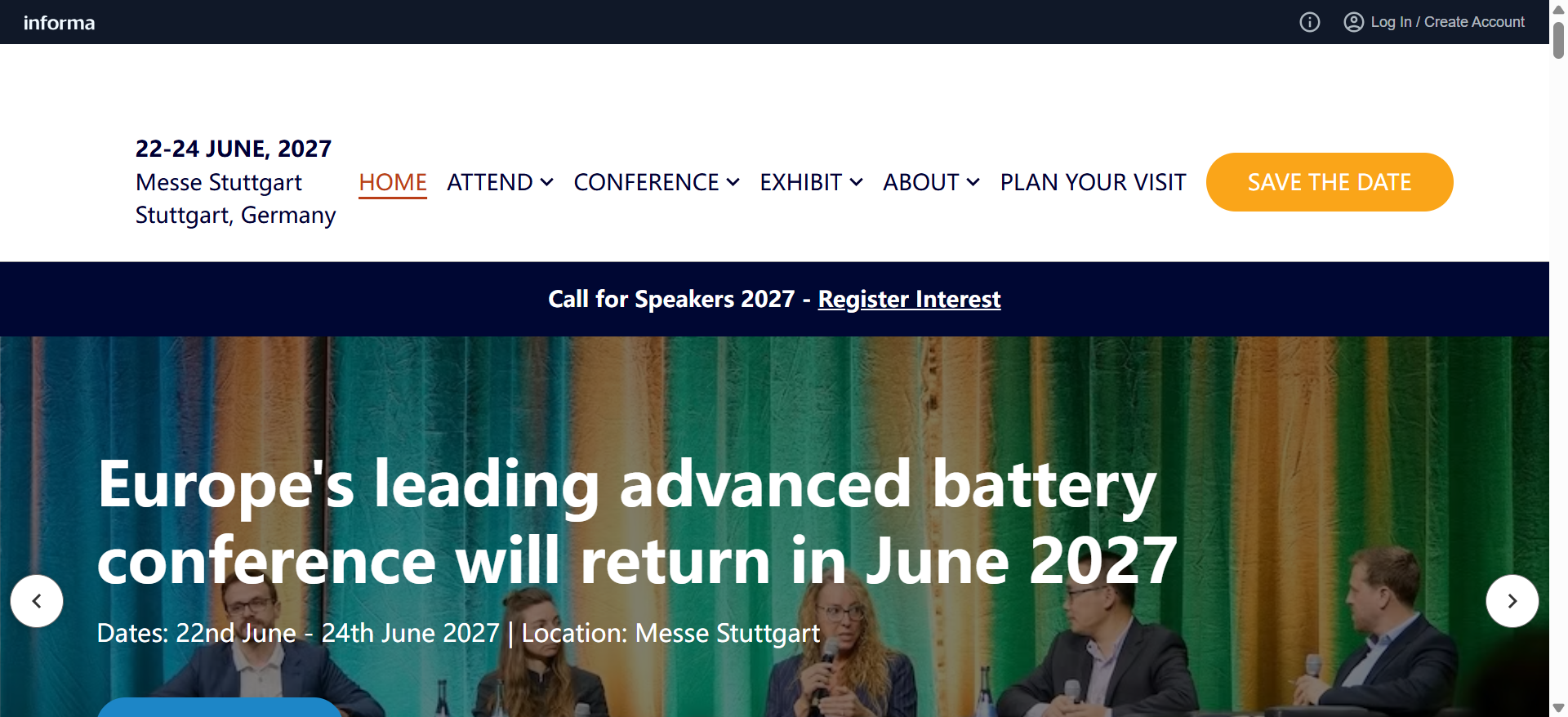 欧洲电池展The Battery Show Europe 2027：1.7万参会者与欧盟电池护照落地节点