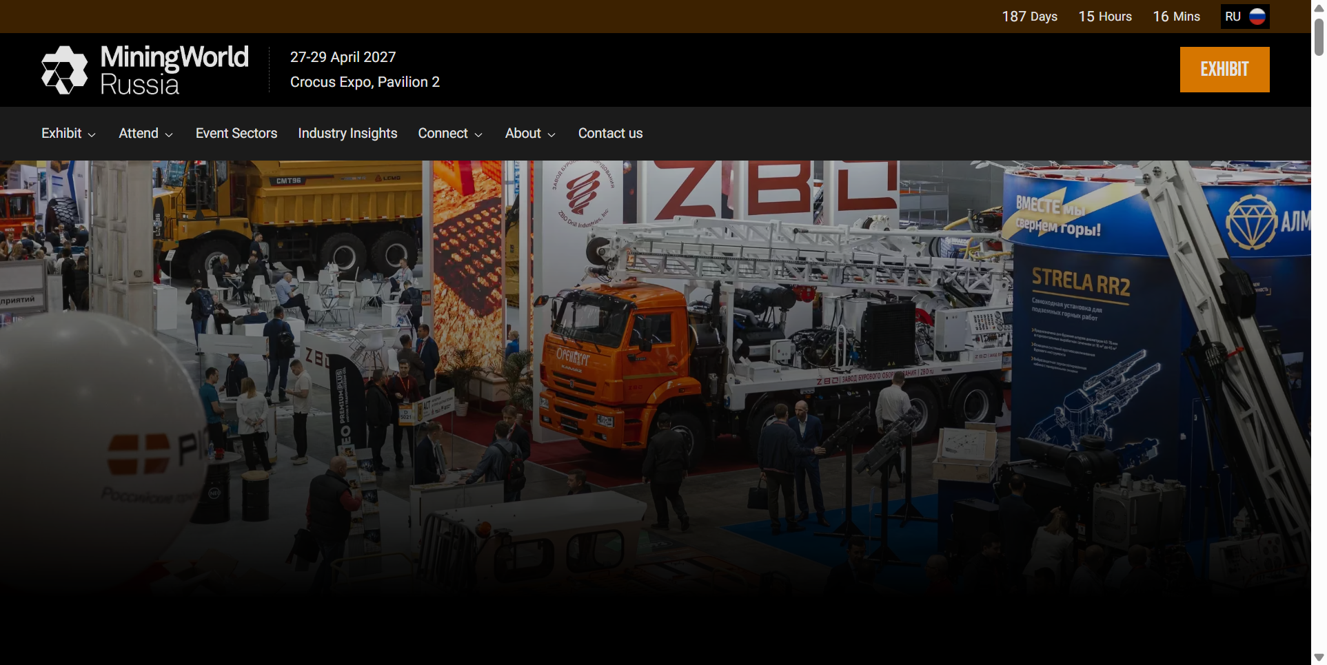 俄罗斯国际矿业机械展览会MiningWorld Russia 2027:设备进口零关税延至2027,中国矿装直取东欧750亿美元市场